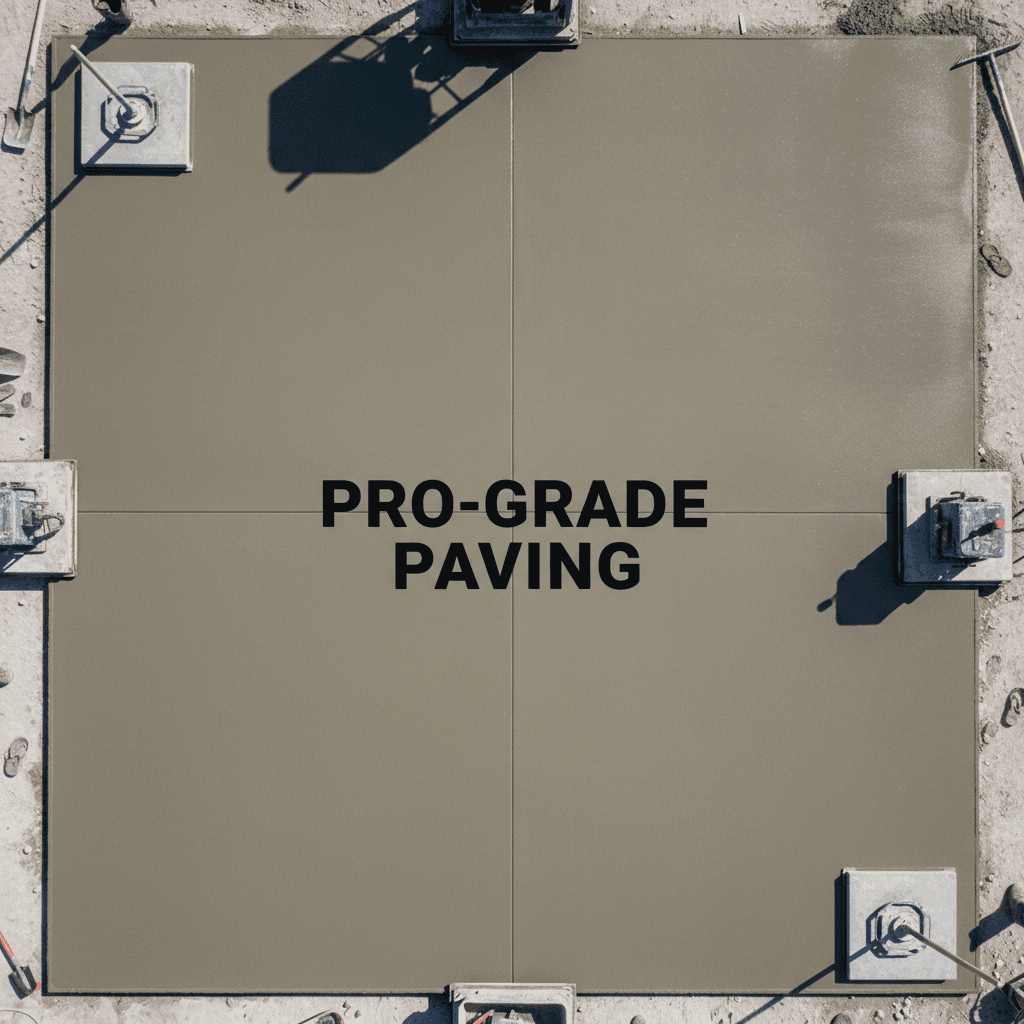 Large flatwork concrete installation